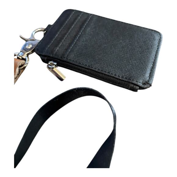 Black Lanyard and ID Badge Holder - Picture 2 of 5